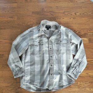 Filson M Kitsap Brown Plaid L/S Shirt 11010742 GUC